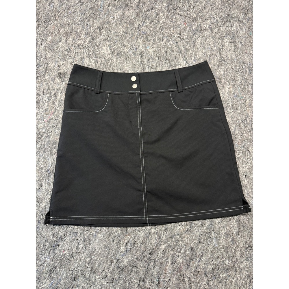 Adidas ClimaCool Golf Skort Black Contrast Stitch Z17422 Womens Size 4